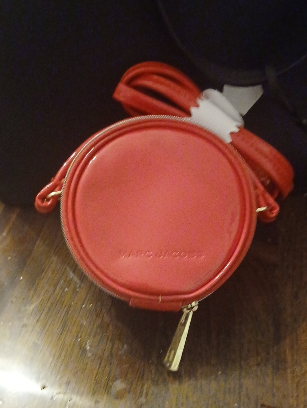 Marc Jacobs Red Round  Crossbody Pouch